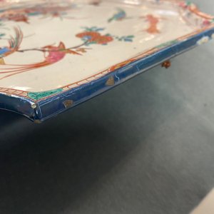 Une plaque de style Kakiemon en faïence de Delft doré, 18ème — photo 6