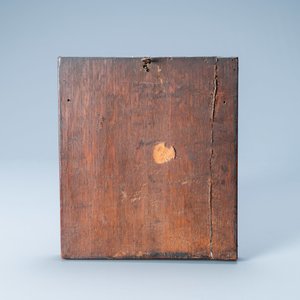 Une plaque en albâtre rehaussé d’or représentant la Vierge et l'Enfant dans un jardin, Malines, marque GNN poss. de Gielis Neins, début du 17ème — photo 2