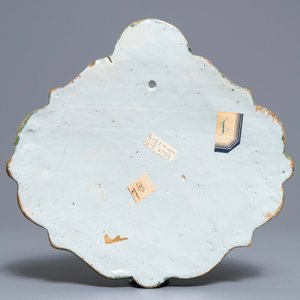 Une plaque en faïence de Delft en vert et manganèse, 18ème — photo 2