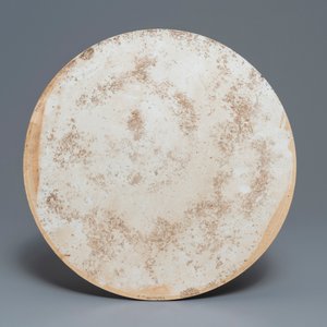 Une plaque en porcelaine de Chine famille rose à décor d'oiseaux, 19ème — photo 2