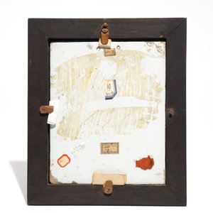 Une plaque rectangulaire en faïence de Delft bleu et blanc au sujet religieux, 18ème — photo 2