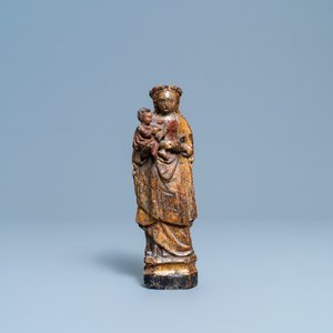 Une 'poupée de Malines' en bois sculpté et polychromé, Malines, 16ème — photo 2