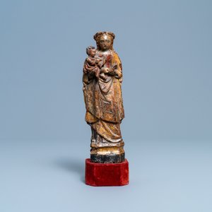 Une 'poupée de Malines' en bois sculpté et polychromé, Malines, 16ème — photo 8