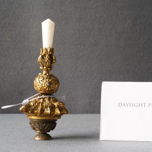 Une prise de chapeau de Mandarin en bronze doré, agate et cristal, 18ème — photo 7