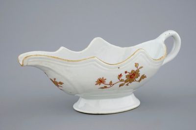 Une saucière en porcelaine de Chine pour l'export aux armes de la famille "De Heere", Qianlong, ca. 1763
