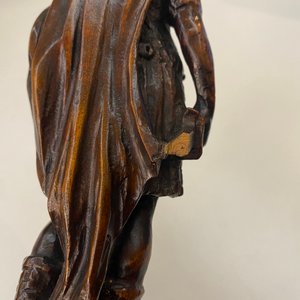 Une statue de David avec la tête de Goliath en buis sculpté, Flandres, 17ème — photo 10