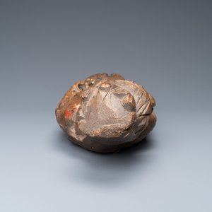 Une statue d'un prophète en chêne sculpté avec traces de polychromie, 16ème — photo 6