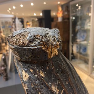 Une statue d'une Vierge à l’enfant en chêne sculpté et polychromé, 1ère moitié du 16ème — photo 16