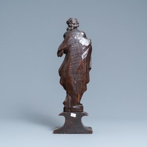 Une statue représentant 'Ecce Homo' en chêne sculpté, vers 1600 — photo 4