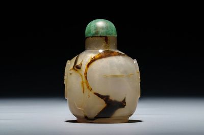 Une tabatière en agate, Chine, 18/19ème