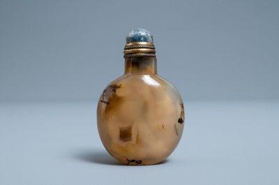 Une tabatière en agate, Chine, 19ème