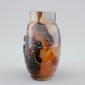 Une tabatière en agate finement sculptée, Chine, 19ème — photo 4