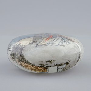 Une tabatière en verre peint à l'intérieur, Chine, 20ème — photo 6