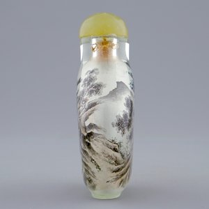 Une tabatière en verre peint à l'intérieur, Chine, 20ème — photo 2
