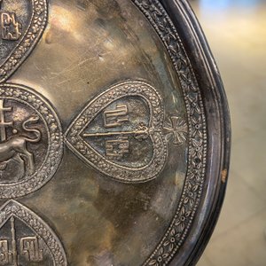Une tasse et soucoupe en argent partiellement émaillé, Arménie, 18ème — photo 29