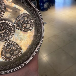 Une tasse et soucoupe en argent partiellement émaillé, Arménie, 18ème — photo 36