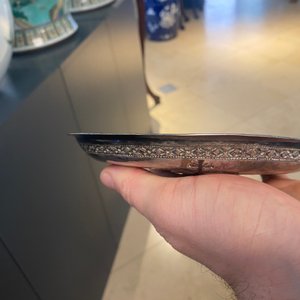 Une tasse et soucoupe en argent partiellement émaillé, Arménie, 18ème — photo 42