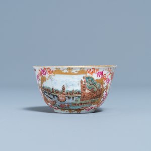 Une tasse et soucoupe en porcelaine de Chine de style Meissen à décor de 'Pierre le Grand', Qianlong — photo 6
