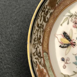 Une tasse et soucoupe en porcelaine de Chine famille rose à décor d'insectes, Yongzheng — photo 11