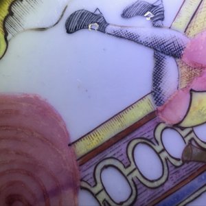 Une tasse et soucoupe en porcelaine de Chine famille rose à décor d'une musicienne, Yongzheng — photo 23