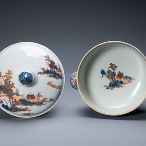 Une terrine couverte en porcelaine de Chine de style Imari, Qianlong — photo 7