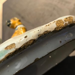 Une terrine couverte sur son support en faïence de Bruxelles, 18ème — photo 13