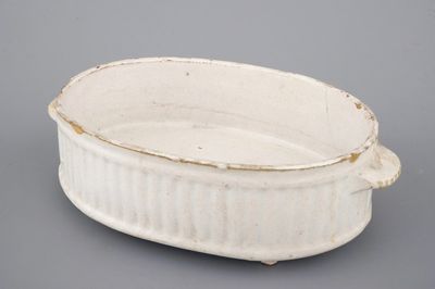 Une terrine en blanc de Delft, 18ème siècle