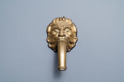 Une tête de fontaine grotesque en bronze, Allemagne, Nuremberg, 17ème