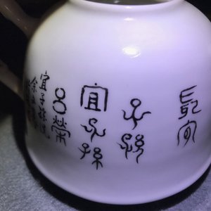 Une théière à décor d'un paysage hivernale et une chôpe couverte en porcelaine de Chine, 20ème — photo 13