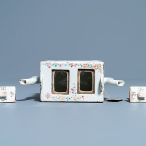 Une théière à deux couvercles en porcelaine de Chine qianjiang cai, 19/20ème — photo 7