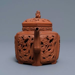 Une théière couverte en grès de Yixing, Chine, Kangxi — photo 4