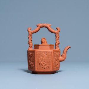 Une théière couverte en grès de Yixing, Chine, Kangxi — photo 4