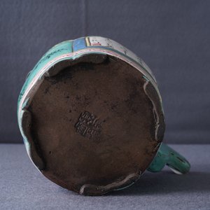 Une théière couverte en grès de Yixing émaillé, Chine, 19ème — photo 23