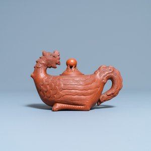 Une théière en forme de phénix en grès de Yixing, Chine, Kangxi — photo 2