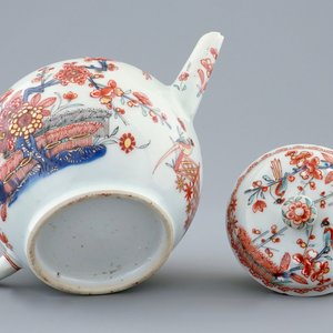Une théière et son couvercle en porcelaine de Chine surdécoré aux Pays-Bas, 18ème — photo 3