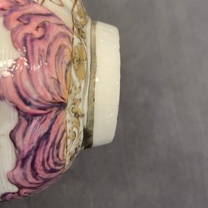 Une théière et une boîte à thé en porcelaine de Chine famille rose à décor d'une dame et son petit chien, Yongzheng/Qianlong — photo 15
