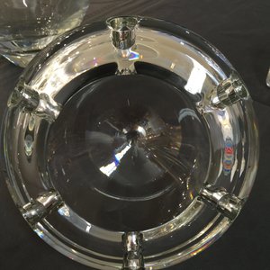 Une tulipière à quatre pièces en crystal de Val Saint-Lambert, "Bulbe", par Ronald van der Hilst, vers 2005 — photo 13