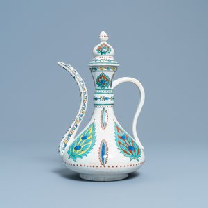 Une verseuse couverte dans le style d'Iznik, Samson, Paris, 19ème — photo 2