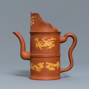 Une verseuse couverte de type Duomuhu en grès de Yixing, Chine, Kangxi — photo 2