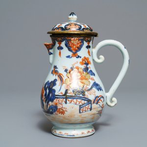 Une verseuse couverte en porcelaine de Chine de style Imari, Kangxi/Qianlong — photo 2