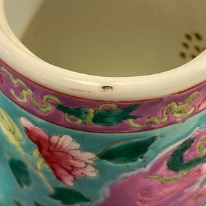 Une verseuse couverte en porcelaine de Chine famille rose pour le marché Straits ou Peranakan, 19ème — photo 18
