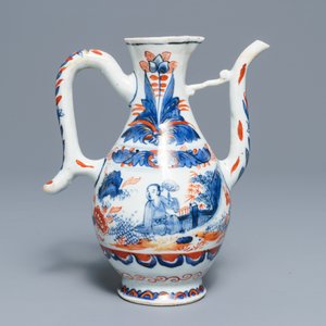 Une verseuse en porcelaine de Chine bleu et blanc surdécorée, époque Transition — photo 4