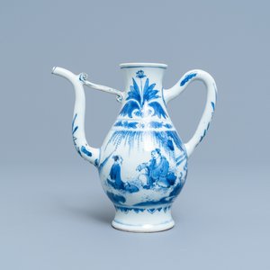 Une verseuse en porcelaine de Chine en bleu et blanc, époque Transition — photo 2