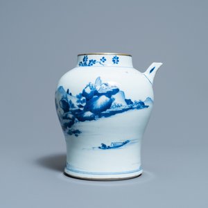 Une verseuse en porcelaine de Chine en bleu et blanc pour le marché vietnamien, Kangxi — photo 5