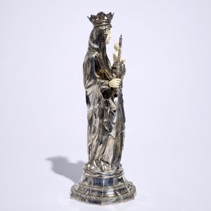 Une Vierge à l'Enfant en argent et ivoire, Pays-Bas, vers 1900 — photo 5