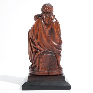 Une Vierge à l'Enfant en buis sculpté, 17ème — photo 4