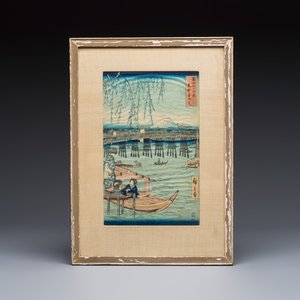 Utagawa Hiroshige(1797–1858): three woodblock prints, Japan, Edo, 19th C. — photo 4