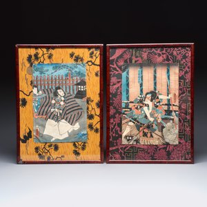 Utagawa Kunisada (1786–1865): four woodblock prints, Japan, Edo, 19th C. — foto 2