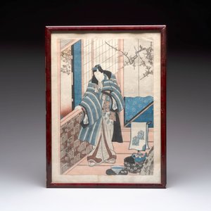 Utagawa Toyokuni I 歌川豊国 (1769-1825):'Four Woodblock Prints', Edo, 19th C. — foto 2
