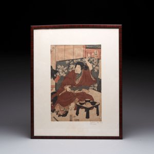 Utagawa Toyokuni I 歌川豊国 (1769-1825):'Four Woodblock Prints', Edo, 19th C. — foto 8